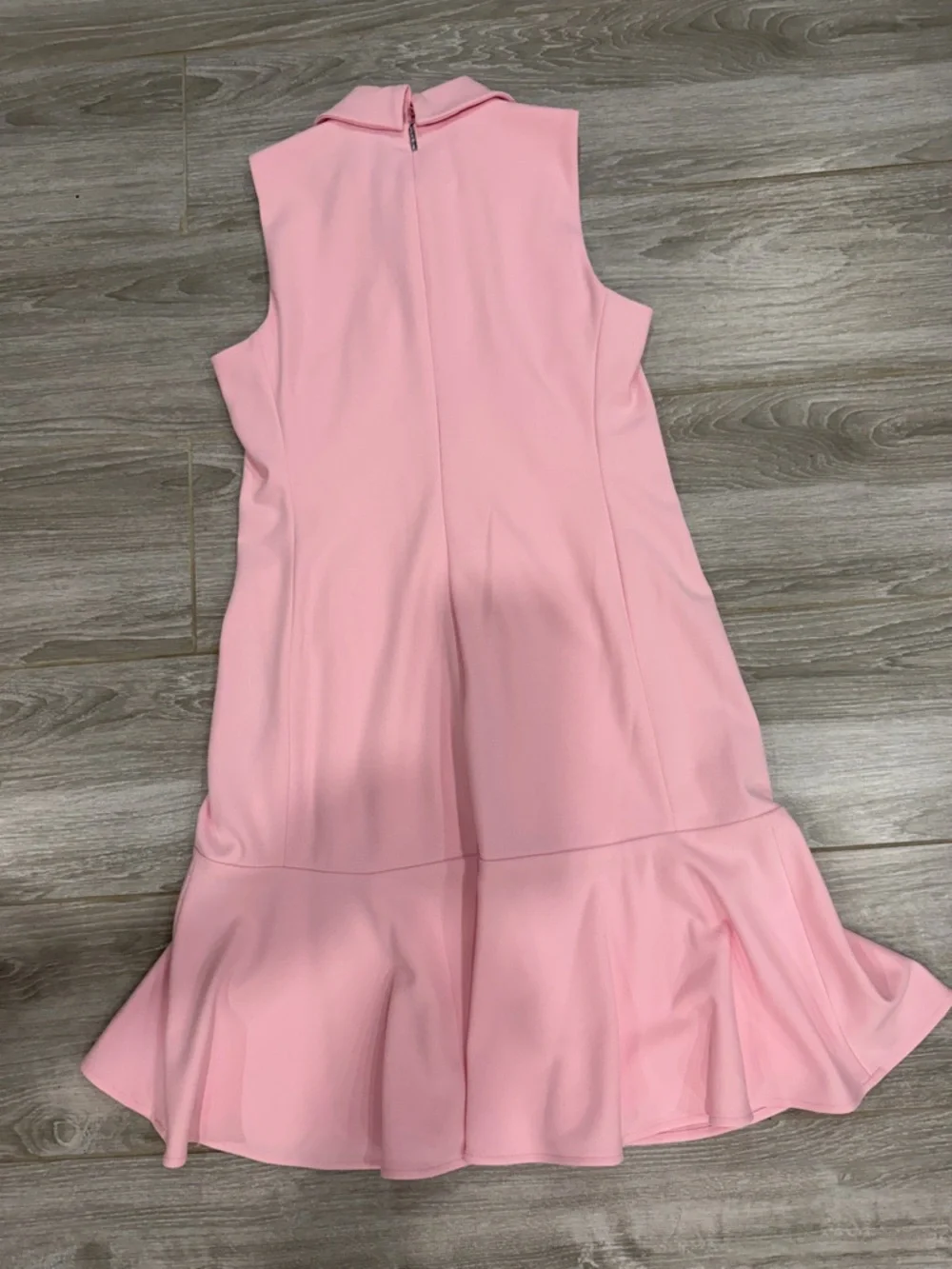 Karl Lagerfeld Pink Sleeveless Midi Dress with Button Front - Picture 6 of 9